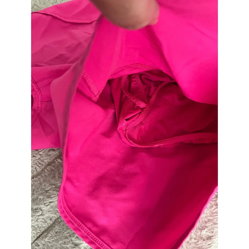 All in Motion Girls XL 14/16 Pink Athletic Running Shorts with Liner